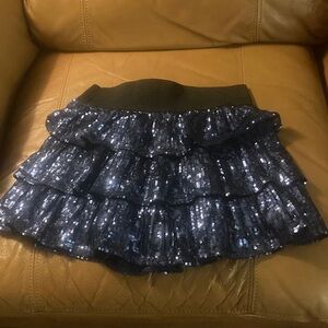 Sequin Youth Ruffle Skirt